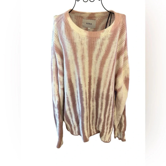 Pistola Olga Pullover Crew Neck Sweater with side slits size Large - Picture 6 of 6